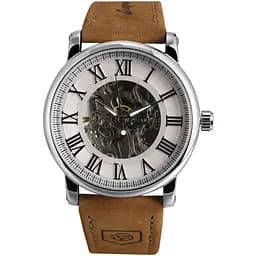 Наручний годинник Forsining Vintage Pro Сріблястий (3275)