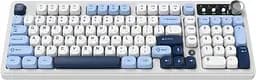 Клавіатура бездротова Ajazz AF98 Plus Glacier Blue (AF98-PLUS-GB)