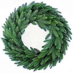 Вінок хвойний різдвяний Hvoya Classic литий зелений 60 см