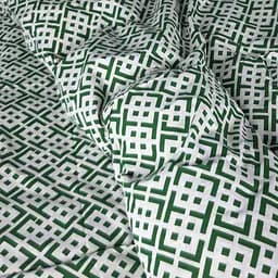 Простирадло MirSon Abstract Green бязь 180 x 220 см (2200013166283) - мініатюра 2