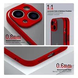 Чохол до мобільного телефона Armorstandart Frosted Matte Xiaomi Redmi Note 13 5G Red (ARM71884) - мініатюра 3