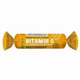 Добавка дієтична до раціону Vale з вітаміном С з цукром Апельсин 30 г