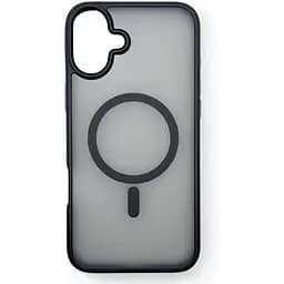 Чохол-накладка BeCover Metal Buttons Case (MagSafe) для Apple iPhone 16 Plus Black (712093) - мініатюра 5