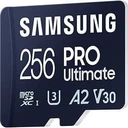 Карта пам'яті Samsung microSDXC 256GB Class 10 UHS-I U3 V30 A2 PRO Ultimate + SD Adapter [MB-MY256SA] [112857] - мініатюра 6