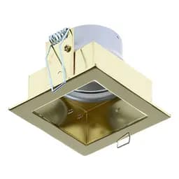 Світильник точковий Brille квадрат HDL-07-WL3 BRASS MR16 154080