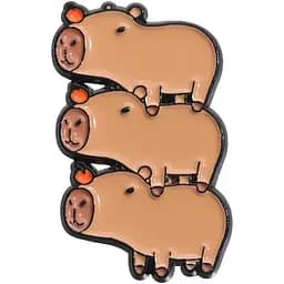 Значок Мем Капібара Capybara 3 см P MEM 12