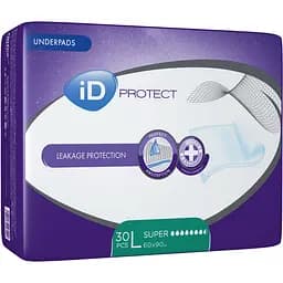 Одноразові гігієнічні пелюшки iD Protect Expert Super, 90x60 см, 30 шт. - мініатюра 2