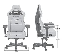 Крісло для геймерів Anda Seat Kaiser 4 Size L Brown (AD12YDDC-L-20-K-PV/C) - мініатюра 5