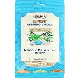 Льодяники Zaini зі смаком ментолу та евкаліпту 77 г