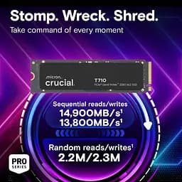 Накопичувач SSD Crucial m.2 NVMe 2TB T710 PCIe 5.0 (CT2000T710SSD8) - мініатюра 6
