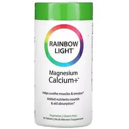 Магній Кальцій + Rainbow Light Food-Based Formula 90 таблеток