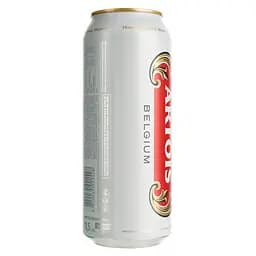 Пиво Stella Artois, світле, 5%, з/б, 0,5 л (64712) - мініатюра 3