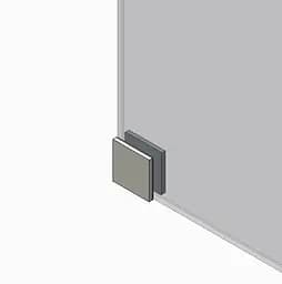 Двері в нішу Koer SR SD02-120x200-TR-01 прозоре скло Easy Clean 8 мм, хром KR5384, універсальні, прозорий, хром - мініатюра 3