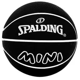 Мяч баскетбольный SPALDEENS MINI Spalding 51335Z, черный 5.5 см