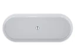 Ванна Miraggio PROVIDENCE (0000276) Miramarble | Глянцева | Окремостояча | Біла - мініатюра 4