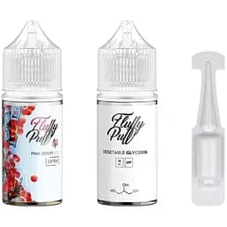Набір компонентів для самозамісу сольової рідини Fluffy Puff 30 мл 0-50 мг Рожеві ягоди з холодом (15758)