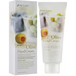 Крем для рук 3W Clinic Olive Hand Cream пом'якшуючий з екстрактом оливи 100 мл - мініатюра 2