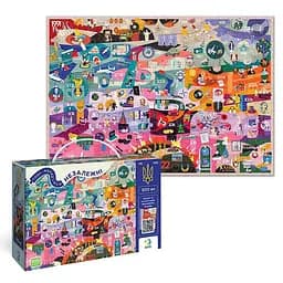 Книга-пазл "Незалежні" 300596 DoDo 500 елементів, в коробці (4823115908148)
