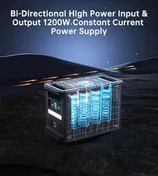 Зарядна станція Choetech BS065 1800Вт (1536Вт/г) AC,LiFePo4,MPPT, UPS, USB-C PD100 Вт - мініатюра 7
