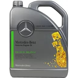 Моторное масло Mercedes-Benz Synthetic MB 229.51 5W-30 5 л (A000989940213ALEE)