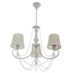 Люстра подвесная Brille с абажуром E27 GY (BKL-672S/3)