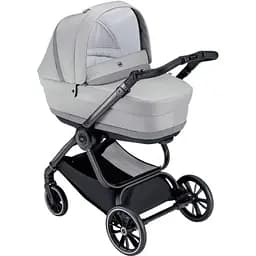 Універсальна коляска 2 в 1 CAM Techno Milano рама чорна, сіра (805T/V90/978/555K)