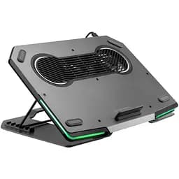 Охолоджувальна підставка для ноутбука GamePro GPCP-1540 RGB 2xUSB 3xfans до 17 дюймів