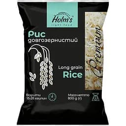 Рис длиннозернистый Holm's light food 800 г