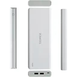 Універсальна мобільна батарея Romoss Sense6F 20000mAh 22.5W White (PPH80-611-1121H) - мініатюра 6