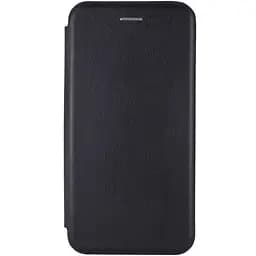 Чохол книжка Xiaomi Redmi Note 9 еко-шкіра Premium Case для смартфона Чорний