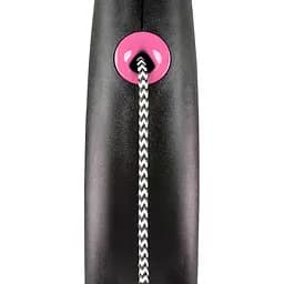 Рулетка Flexi Black Design для собак трос розмір XS 3 м рожева - мініатюра 2