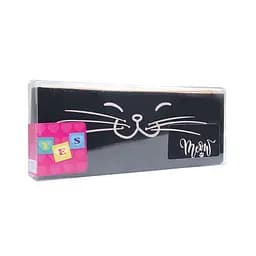 Шкільний пенал силіконовий Yes SI-01 "Meow" чорний