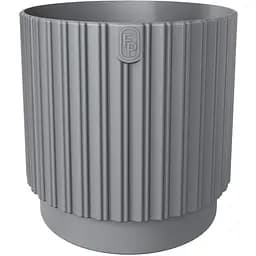 Горщик для квітів Form-Plastic Міка Циліндр Петіт Eco-14 1.63 л сірий (5290-040)