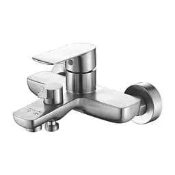 Змішувач для ванни нержавіюча сталь сатин Wezer ROK3-05 Нержавіюча сталь