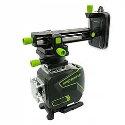 Професійний лазерний рівень PREMIUM, 4x360°(LCD, Bluetooth, ДК, зелений промінь) PROTESTER LL516G - мініатюра 2