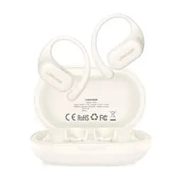 Беспроводные костные наушники Langsdom TS19 Open Ear с дужкой за ухо и шумоподавлением Бежевый