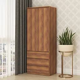 Шкаф распашной с ящиками MebelStar Нео 2Д3Ш 80x50x210 см Дуб янтарный (MBS-1118)