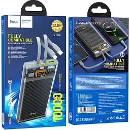 Портативна батарея Power Bank Hoco J104 Discovery Edition 22.5W with cable 10000mAh Grey - мініатюра 7