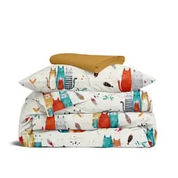 Дитяча постільна білизна Cosas COLOR CATS CS3 110х140см (ColorCats_El80-16Mustard_140)