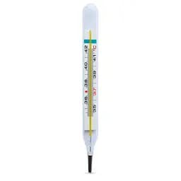 Термометр медичний Gamma Thermo Eco скляний рідинний без ртуті  - мініатюра 2