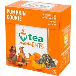 Гречаний чай Tea Moments Pumpkin Cookie 20 шт. x 1.8 г - мініатюра 3