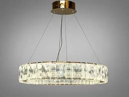 Підвісна люстра Diasha 585/600G золото кришталь 68 Вт LED - мініатюра 2