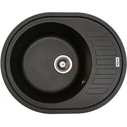 Кам'яна мийка Ventolux Monica Graphit Quartz 620x500x220 мм