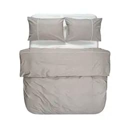 Постельное белье Lotus Home - Premium Percale Stripe коричневый семейный