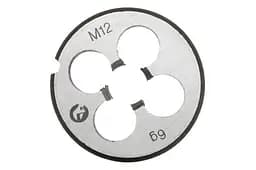 Плашка ручна кругла метрична Intertool M12 х 1.75 - мініатюра 2