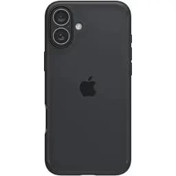 Прозорий чохол Spigen Ultra Hybrid Matte Black для iPhone 16 (ACS08201) - мініатюра 4