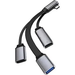 USB-хаб HAGiBiS USB Type-C ACL05 Grey