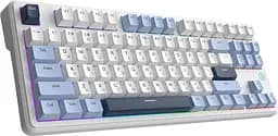 Клавіатура Ajazz AK870 V2 Flying Fish switches Blue White Blue (AK870-V2-FF-BWB) - мініатюра 3