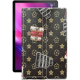 Чохол StatusCASE з екошкіри для планшету Lenovo Tab P11 Plus Луі-Вітон-коричневий