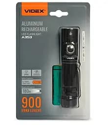 Фонарь ручной A353 Black 900 Лм (10 Вт) Videx teh0020577